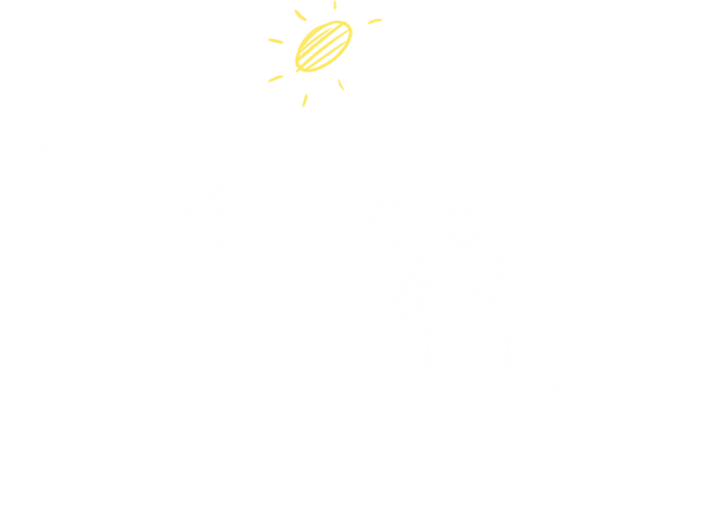 illustrasjon av en gruppe med et felles mål om å klatre opp fjellet