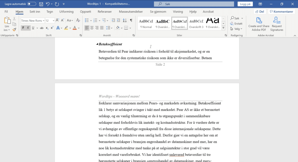 Video: 3 tips i Word