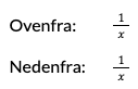 vurdering av grenseverdier fra ovenfra og nedenfra side