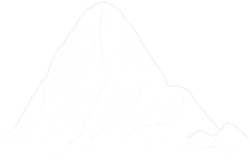 illustrasjon av en fjelltopp