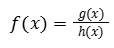 Asymptote – rasjonell funksjon
