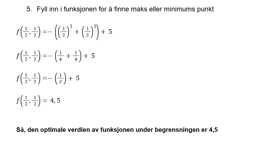 utregnings eksempel